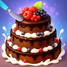Ikon Cake Baking Games : Bakery 3D